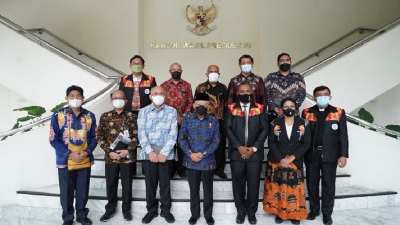Terima Pengurus Persekutuan Gereja, Wapres Ma'ruf Amin Singgung Rekonsiliasi Konflik Papua