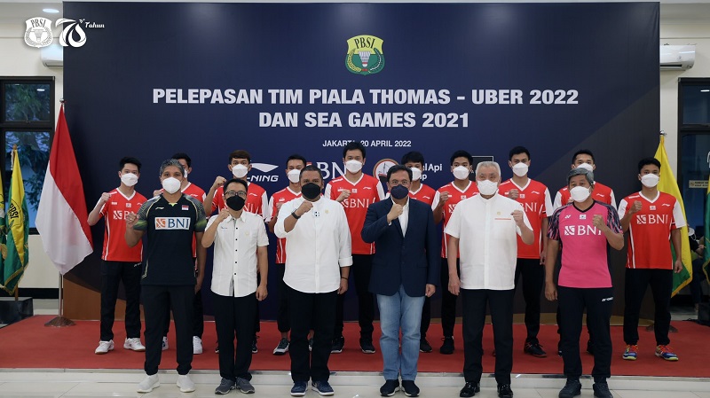 PBSI Lepas Tim Thomas-Uber dan SEA Games 2021, Prestasi Terbaik Jadi Tujuan