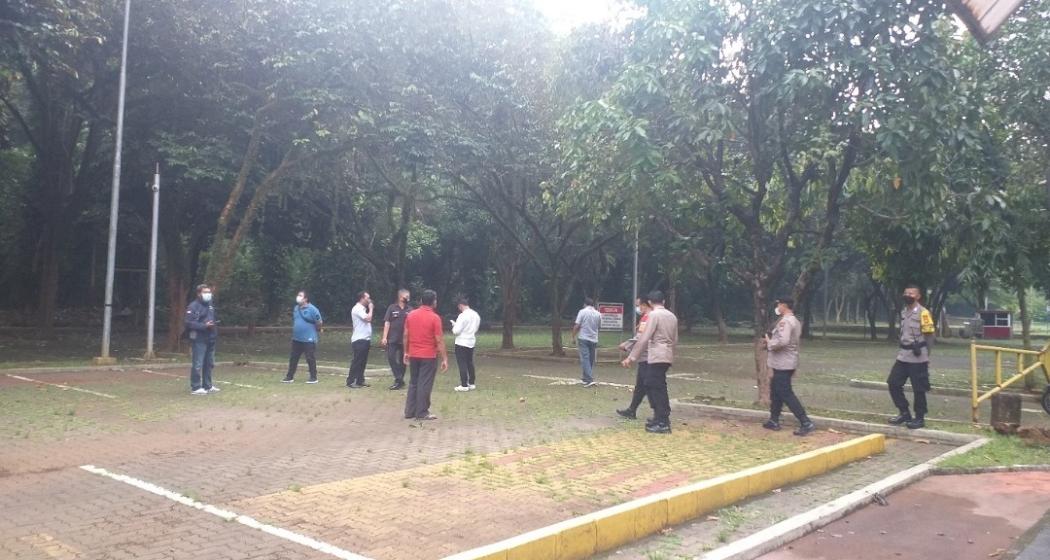 Polisi Awasi Keberangkatan Mahasiswa UI Demo 21 April