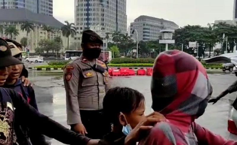 7 Pelajar SMP Diamankan saat Hendak Ikut Demo di Monas