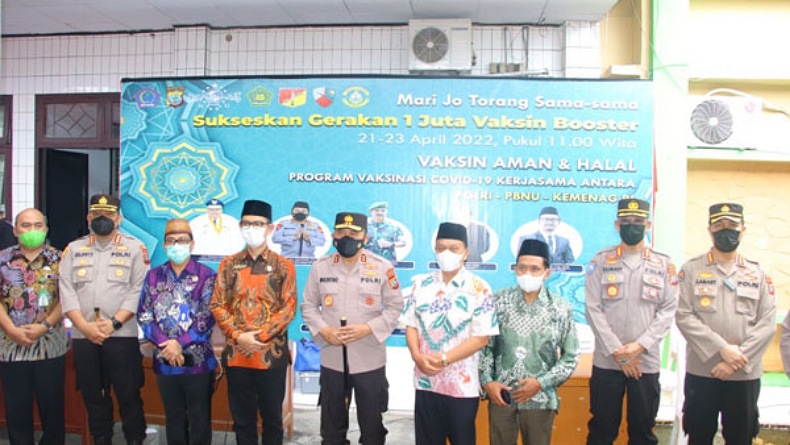 Vaksinasi Booster Lebih Target, PBNU Guyur 4 PWNU Hadiah Uang Rp25 Juta