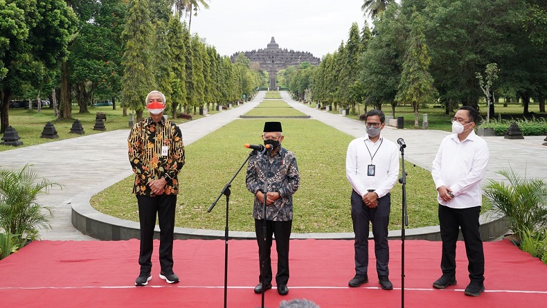 Asik, Wapres Ma'ruf Amin Pastikan Candi Borobudur Siap Dikunjungi saat Libur Lebaran