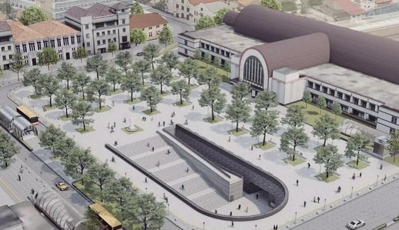 Begini Penampakan Dwara Batavia Stasiun MRT Kota Tua Jakarta