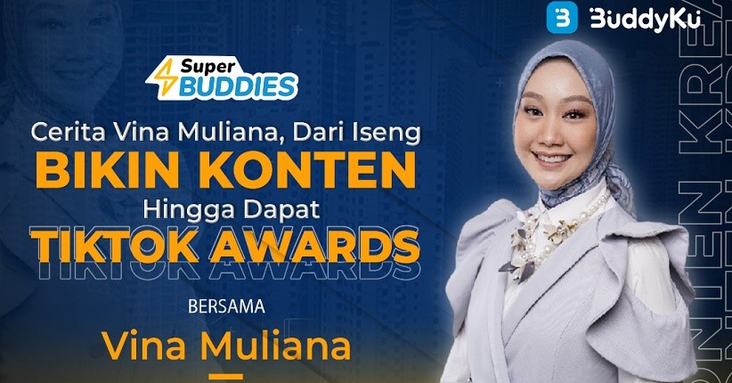 Cerita Vina Muliana, dari Iseng Bikin Konten hingga Dapat TikTok Awards