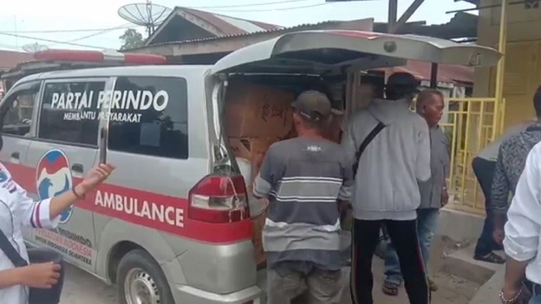 Perindo Asahan Berikan Bantuan kepada Korban Kebakaran di Desa Sei Apung