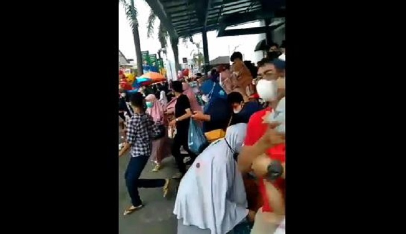 Duar! Terdengar Ledakan di Mal Matahari Tasikmalaya, Pengunjung Berhamburan Keluar