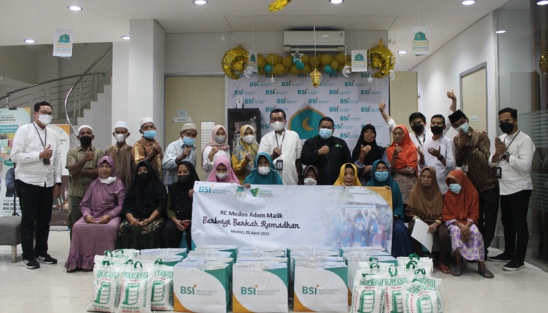 BSI KC Adam Malik Bersama Dompet Dhuafa Wasapada Berbagi Berkah Ramadan