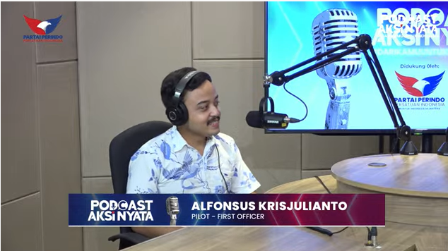 Intip Plus Minus Berkarier Jadi Pilot di Masa Pandemi, Alfonsus Krisjulianto: Sebulan On, Sebulan Off