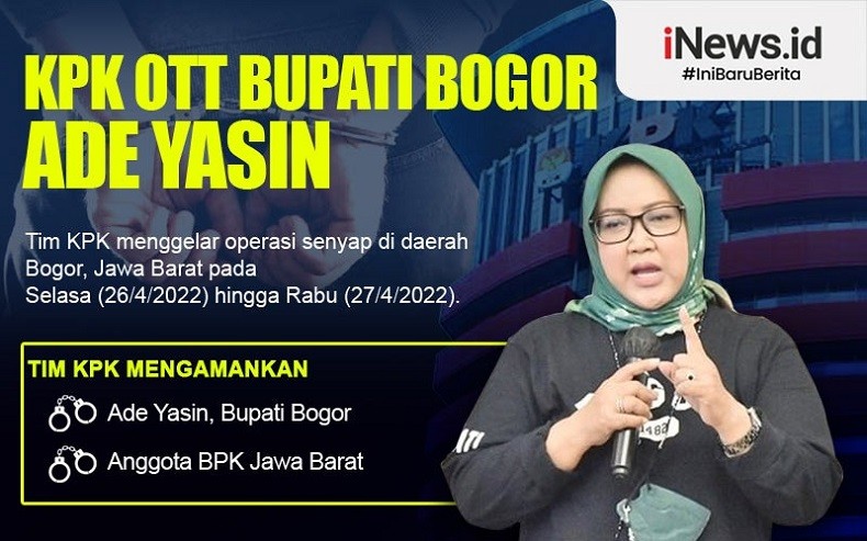 2 Ajudan Bupati Bogor Non-aktif Ade Yasin Diperiksa KPK terkait Suap 4 Auditor BPK Jabar