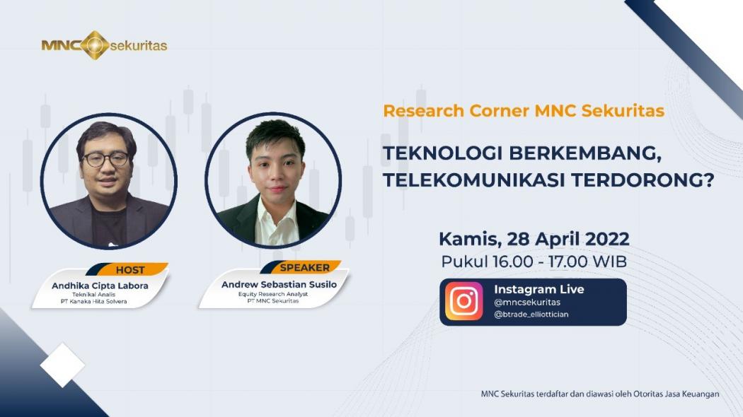 Teknologi Berkembang, Sektor Telekomunikasi Terdorong? Simak IG Live MNC Sekuritas Sore Ini Pukul 16.00 WIB