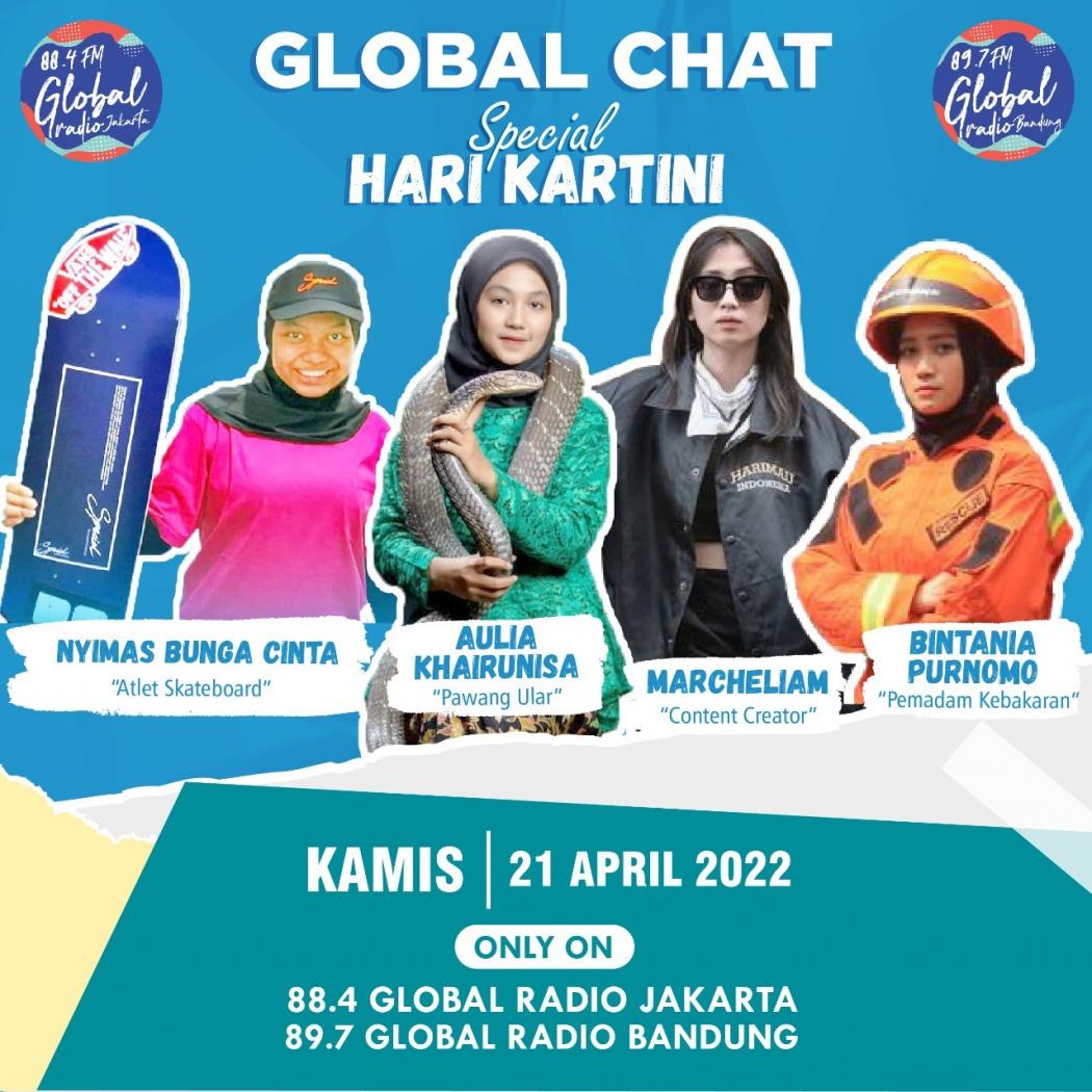 Tebar Semangat Kartini, Global Radio Hadirkan Para Perempuan Spesial Inspiratif