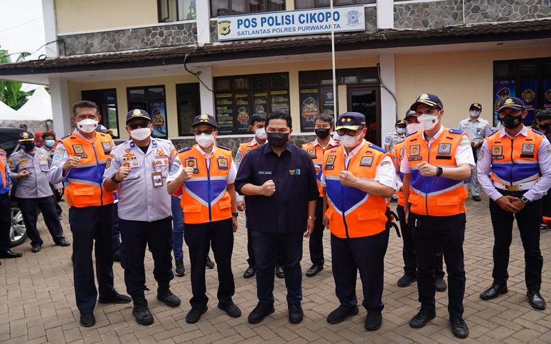 Sambangi Posko Cikopo, Erick Thohir Pesan 3 Hal Ini