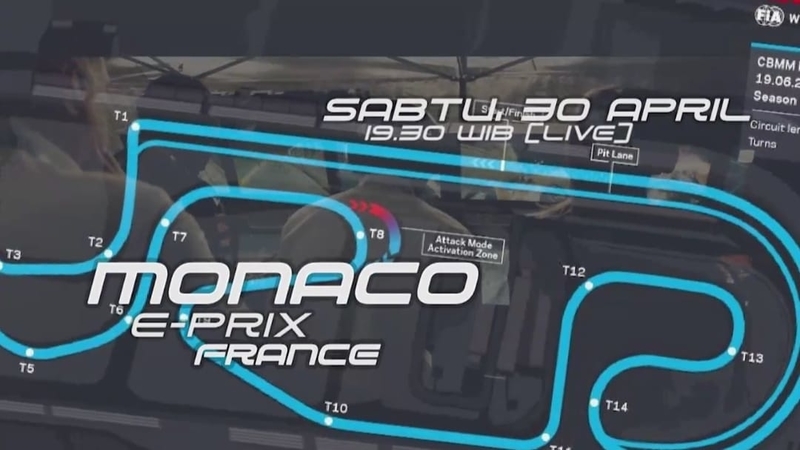 Malam Ini! Saksikan Kejuaraan Mobil Balap Dunia Formula E Monaco E-Prix 2022, LIVE di iNews