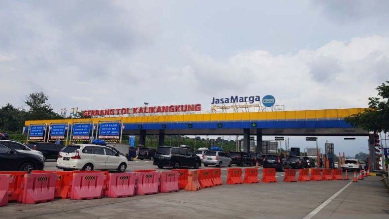 Lebaran, Lalu Lintas dari Gerbang Tol Kalikangkung Semarang hingga Jakarta Ramai Lancar