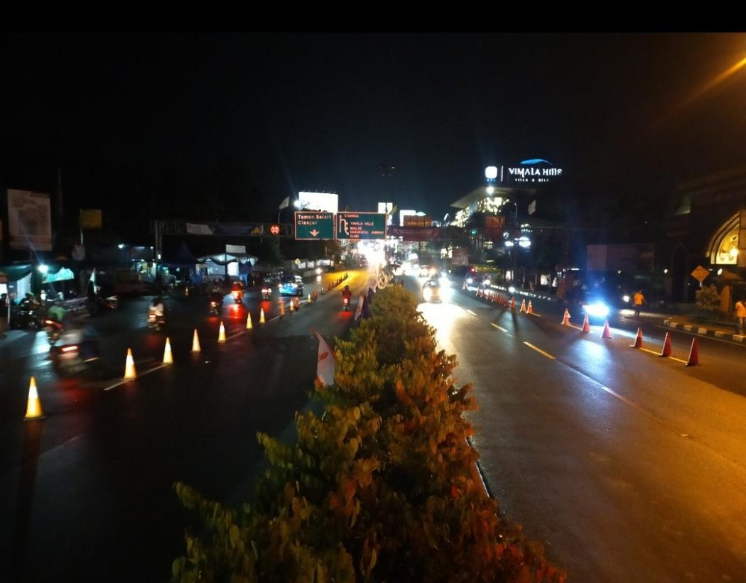 Malam Takbiran, Jalur Puncak Bogor Ramai Lancar