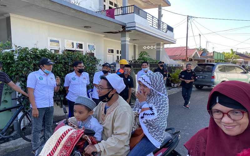 Panji Yosua Amankan Salat Idul Fitri di Kalawat, Haji Baidlowi: Tuhan Memberkati