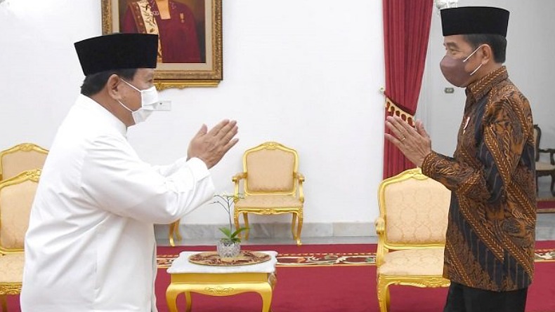 Prabowo Disuguhi Opor, Bakso dan Tempe Bacem saat Bertemu Jokowi