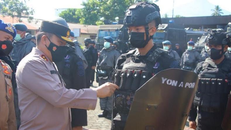 Kapolda Sulut : Brimob Harus Siap Siaga Setiap saat untuk Panggilan Tugas