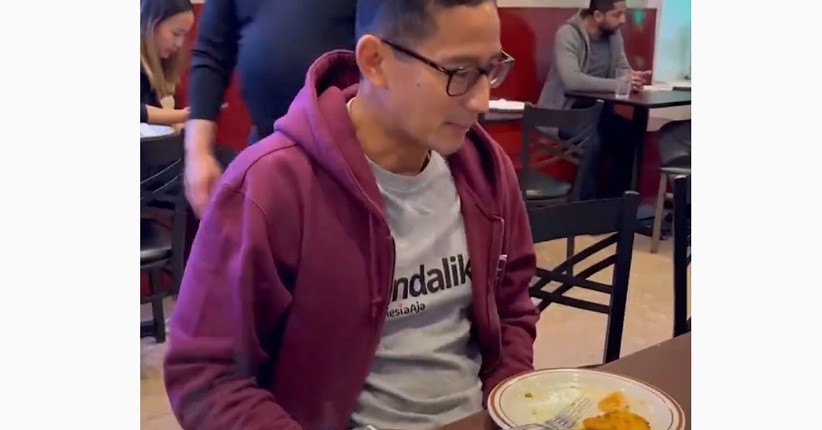 Sandiaga Uno Cicipi Indonesia Spice Of The World di Awang Kitchen New York, Ada Ketoprak hingga Cireng