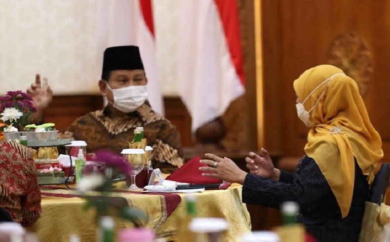Prabowo Temui Khofifah, Gerindra: Tak Afdal Bila Tak Silaturahmi