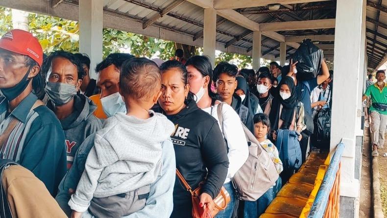 Mudik Lebaran 2022, Sebanyak 35.200 Penumpang Melintas di Pelabuhan Tanjung Kalian