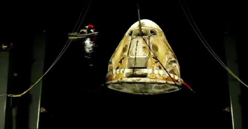 4 Astronot Berhasil Pulang ke Bumi, Gunakan Pesawat SpaceX Crew Dragon 
