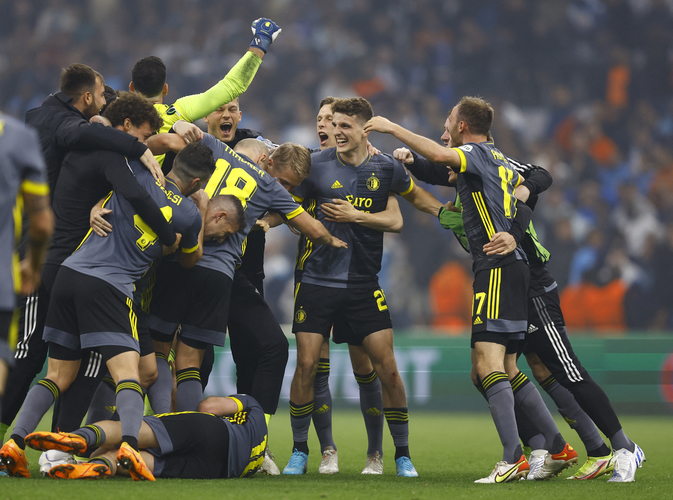 Hasil Marseille Vs Feyenoord: Tim Arne Slot Tantang AS Roma di Final Liga Konferensi Eropa