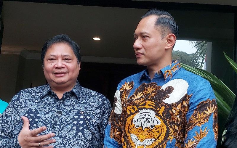 Bicara Kemungkinan Koalisi dengan Demokrat, Airlangga: Peluang Selalu Ada