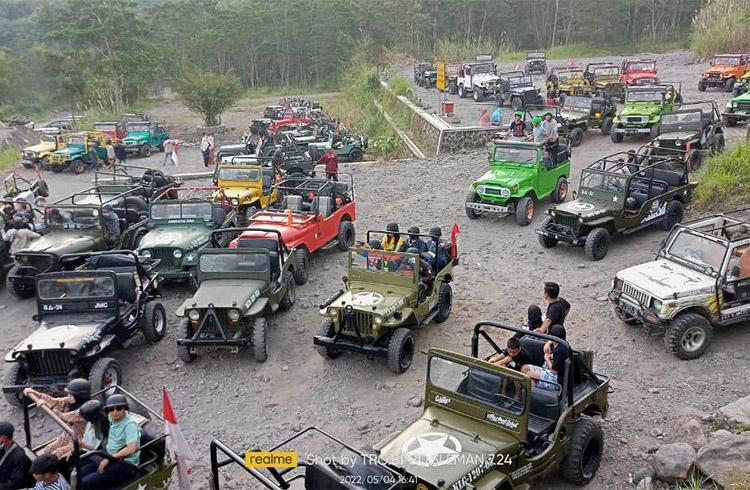1.000 Jip Wisata Siap Sambut Wisatawan saat Libur Nataru di Lereng Merapi