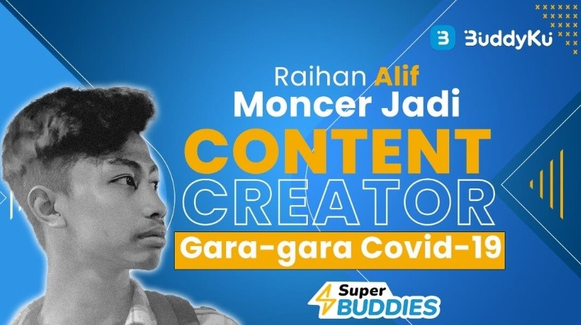 Raihan Alif Moncer Jadi Content Creator Gara-Gara Covid-19