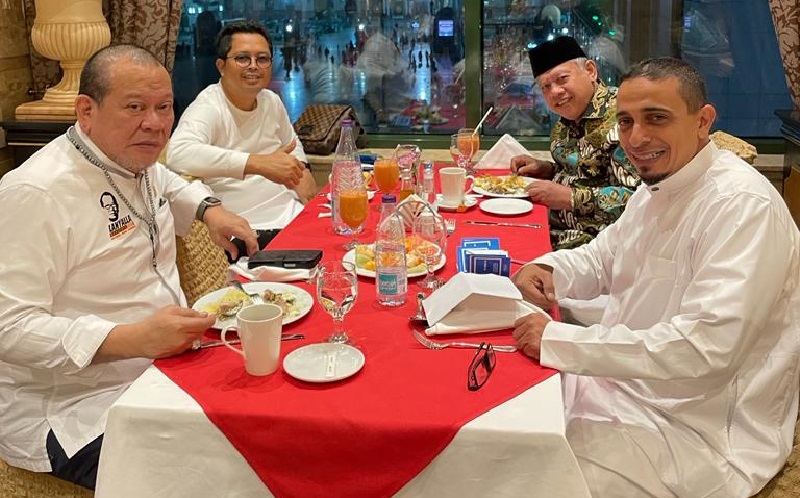 Ketua dan Wakil Ketua DPD Tinjau Persiapan Haji di Arab Saudi, Disambut Dubes Aziz