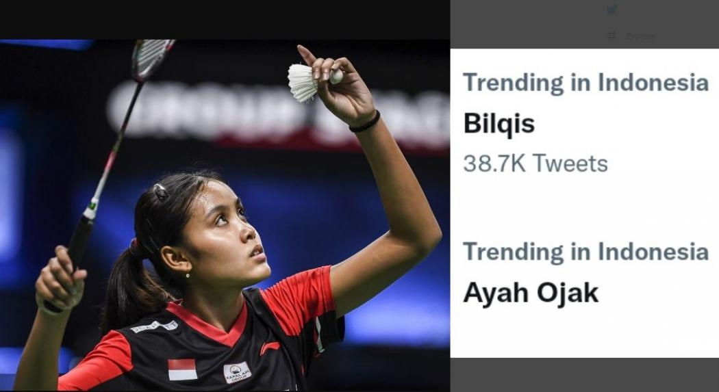 Bilqis Prasista Kalahkan Pebulu Tangkis Nomor 1 Dunia, Ayah Ojak Ikut Trending