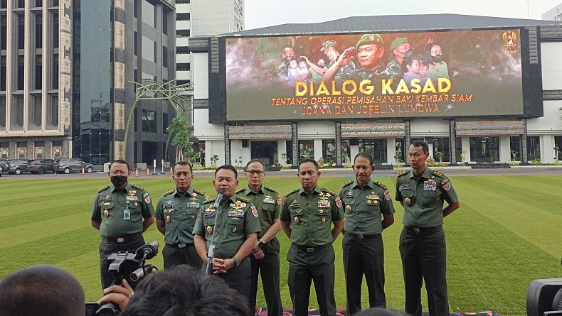 Mengharukan, Jenderal Dudung Ungkap Cerita Keberhasilan Operasi Bayi Kembar Siam Anak Prajurit