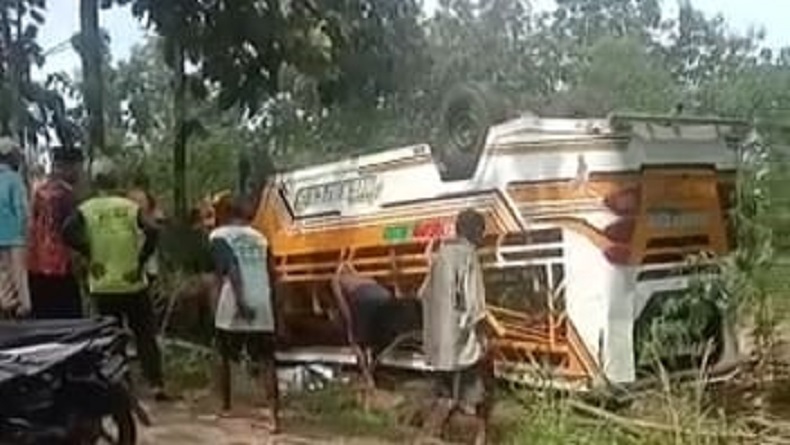 Kereta Kelinci Kecelakaan di Boyolali, 2 Tewas 
