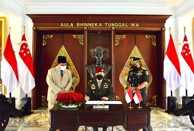 Prabowo Minta Kerja Sama Indonesia-Singapura di Sektor Keamanan Siber Dikembangkan