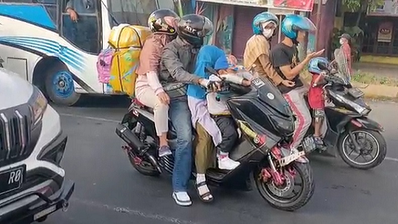 H+9 Lebaran, Arus Balik Pemudik di Pantura dan Tol Palikanci Cirebon Masih Ramai