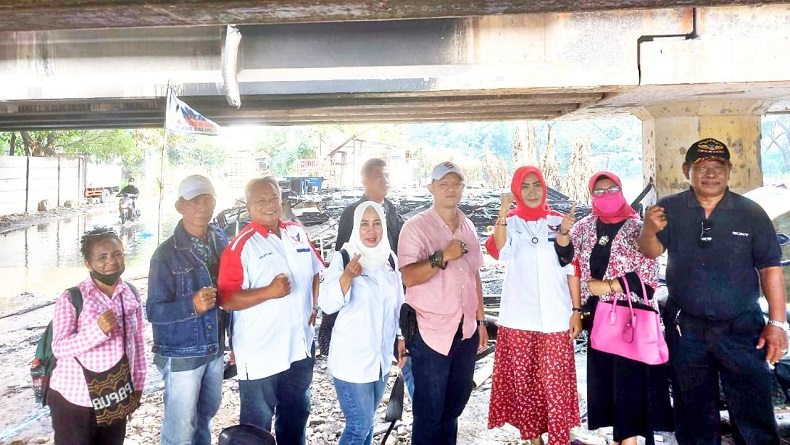 Peduli dan Turun Tangan, Partai Perindo DKI Beri Bantuan Korban Kebakaran Penjaringan Jakarta Utara