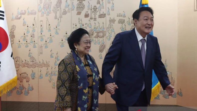 Presiden Korsel Sebut Megawati Berkontribusi di Perdamaian Semenanjung Korea