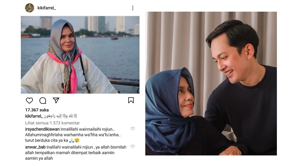 Kabar Duka, Ibunda Kiki Farrel Meninggal Dunia