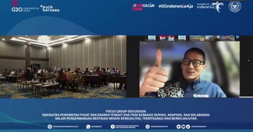 Wujudkan Pariwisata Berkualitas di Biak Numfor, Papua, Sandiaga Uno: Kemenparekraf Perkuat Sinergi