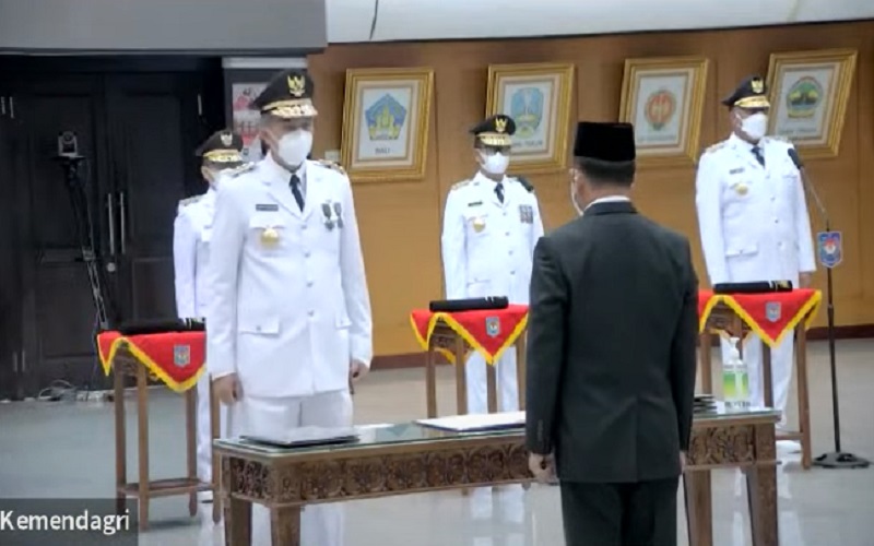 Mendagri Lantik Dirjen Minerba Kementerian ESDM Ridwan Djamaluddin Jadi Pj Gubernur Babel