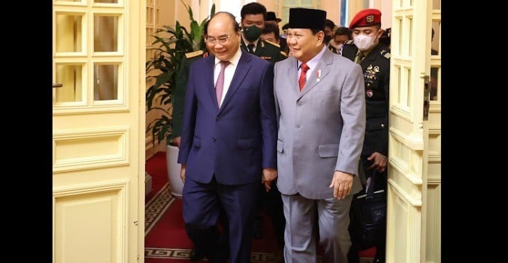 Menhan Prabowo Bertemu Presiden Vietnam, Tawarkan Kerja Sama Pertahanan