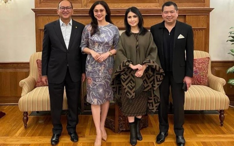 Kunjungan ke AS, Hary Tanoe Bersilaturahmi dengan Dubes RI Rosan Roeslani