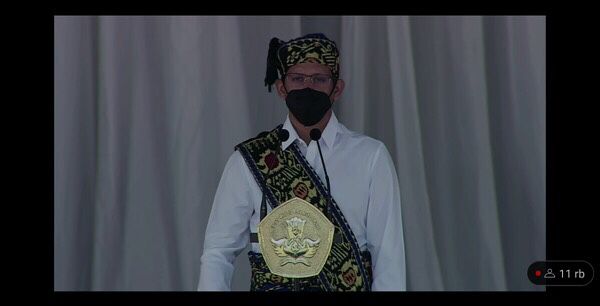 Nadiem di Upacara Hardiknas: Kita Pemimpin dari Gerakan Pemulihan Dunia!