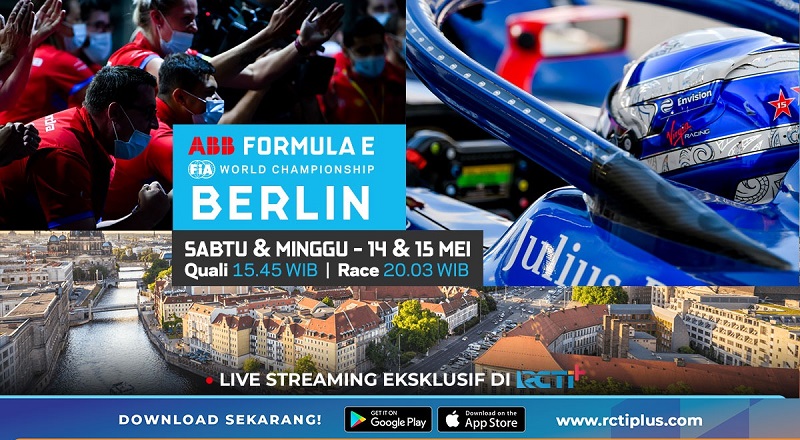 Link Live Streaming Kualifikasi Formula E Berlin Jerman 2022 di RCTI+