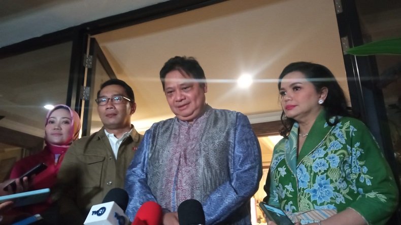 Ridwan Kamil Sanjung Kapasitas Airlangga Hartarto Sebagai Pemimpin