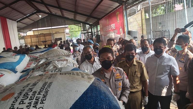 Bongkar Penyelewengan Pupuk Bersubsidi, Polda Jatim Amankan 279,45 Ton dan 21 Pelaku