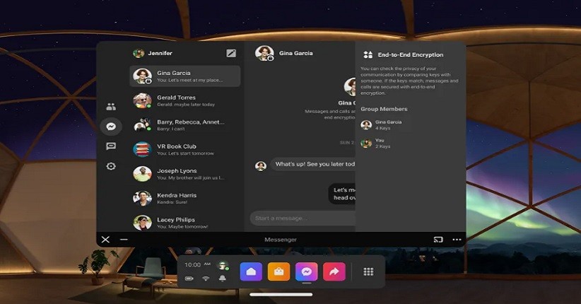Meta Uji Fitur Enkripsi End to End untuk Messenger Headset Quest VR
