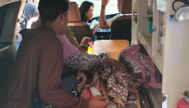 Sadis! Ibu Bacok Anak Kandung Balita, Korban Selamat Dapat 15 Jahitan