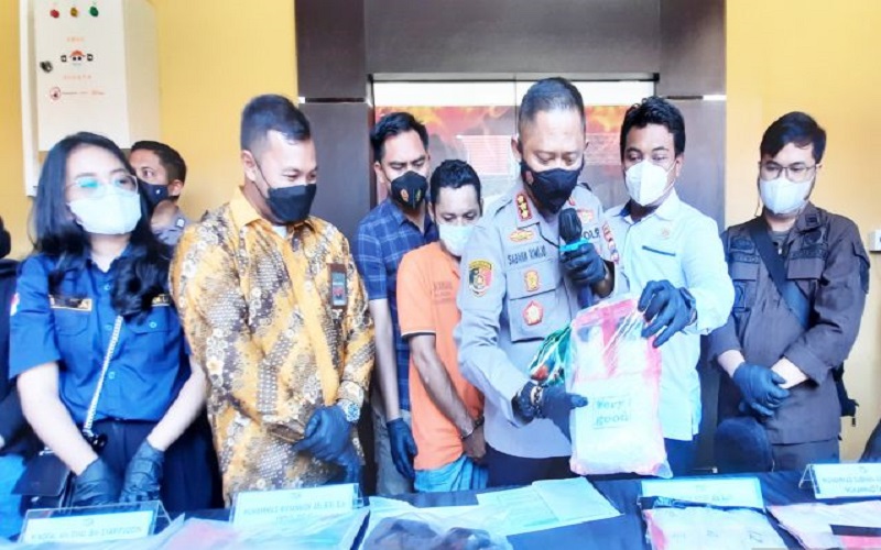 Peredaran 1 Kg Sabu Lebih di Banjarmasin Digagalkan, Pelaku Residivis Baru Bebas Setahun